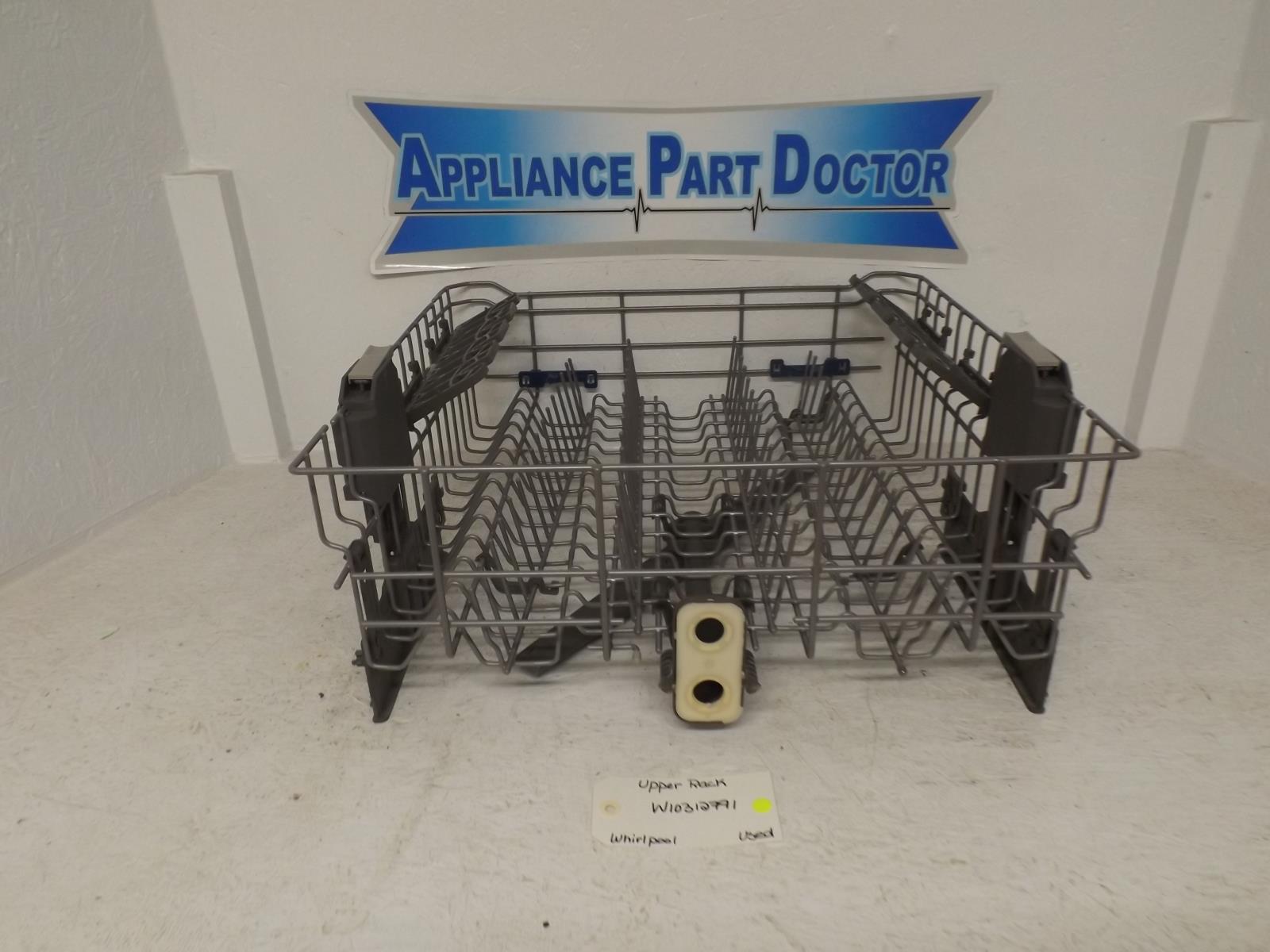 Whirlpool Dishwasher W10312791 Upper Rack Used Whirlpool Dishwasher W10312791 Upper Rack Used
